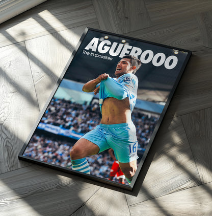 Sergio Aguero 'The Impossible' Poster