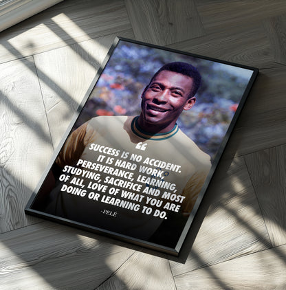 Pele 'Quote' Poster