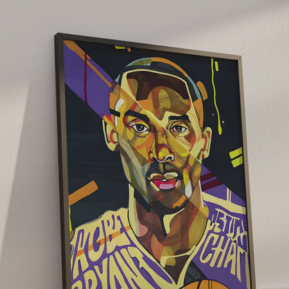 Kobe Bryant 'Abstract' Poster