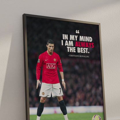 Cristiano Ronaldo 'Quote' Poster