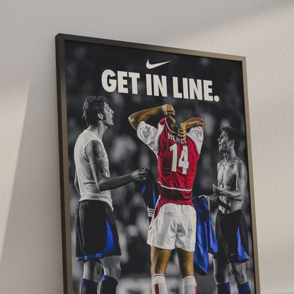 Thierry Henry 'Get In Line' Poster