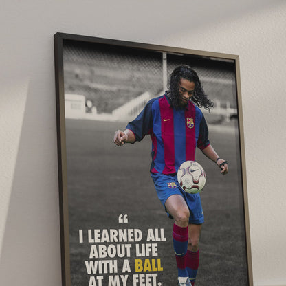 Ronaldinho 'Quote' Poster