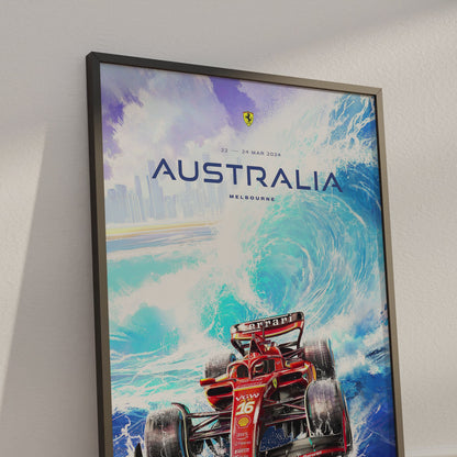 Australia Grand Prix 2024 F1 Poster