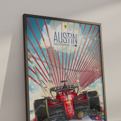 US Grand Prix 2023 F1 Poster