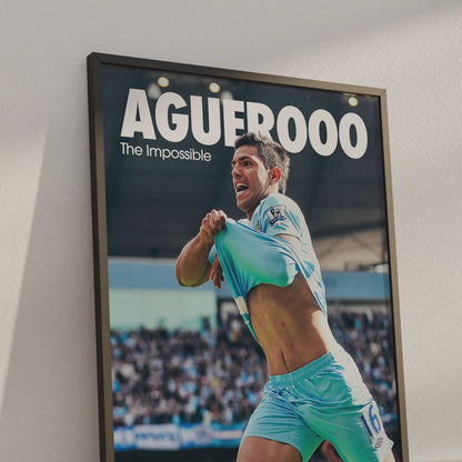 Sergio Aguero 'The Impossible' Poster