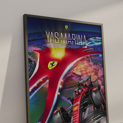 Abu Dhabi Grand Prix 2023 F1 Poster