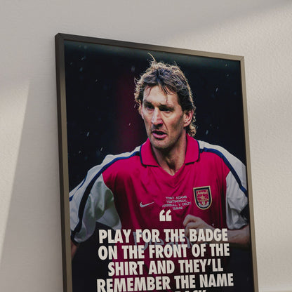 Tony Adams 'Quote' Poster