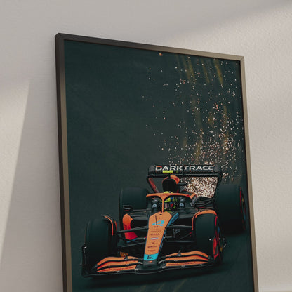 Lando Norris McLaren F1 Poster