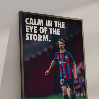 Frenkie De Jong 'Storm' Poster