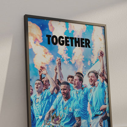 Manchester City 'Together' Poster