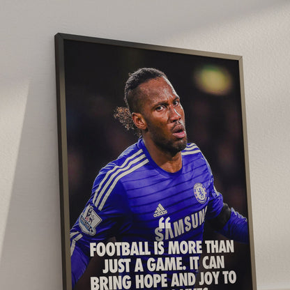 Didier Drogba 'Quote' Poster