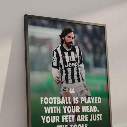 Andrea Pirlo 'Quote' Poster