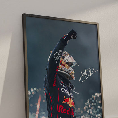 Max Verstappen Red Bull F1 Poster