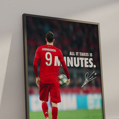 Robert Lewandowski '9 Minutes' Poster