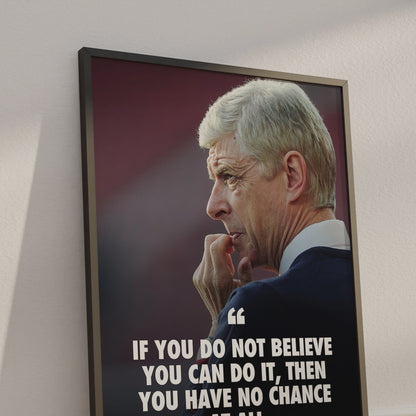 Arsene Wenger 'Quote' Poster