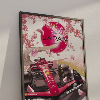 Japanese Grand Prix 2024 F1 Poster