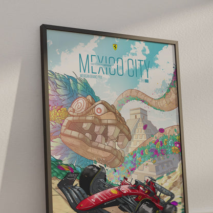 Mexican Grand Prix 2023 F1 Poster