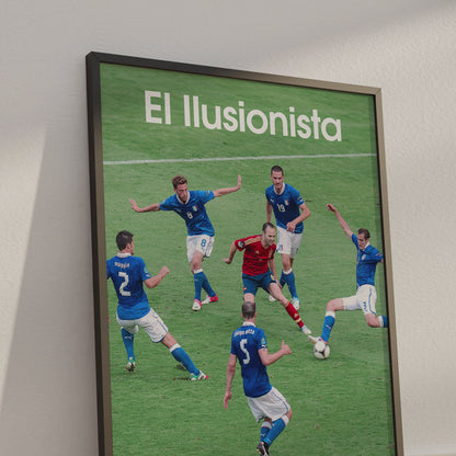 Andres Iniesta 'El Illusionista' Poster