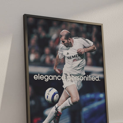 Zinedine Zidane 'Majestic' Poster