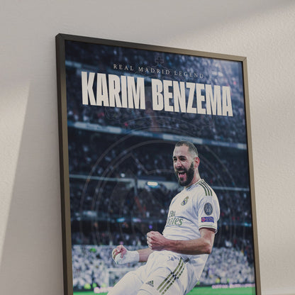 Karim Benzema 'Legend' Poster