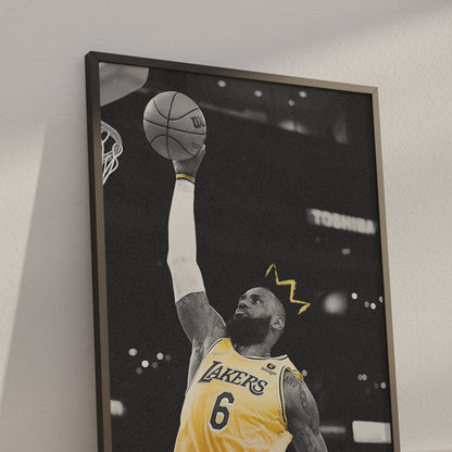 Lebron James 'King' Poster