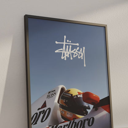 Stussy x Honda F1 Poster