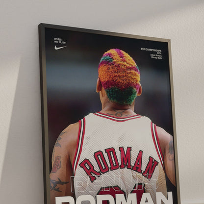 Dennis Rodman '5 Rings' Poster