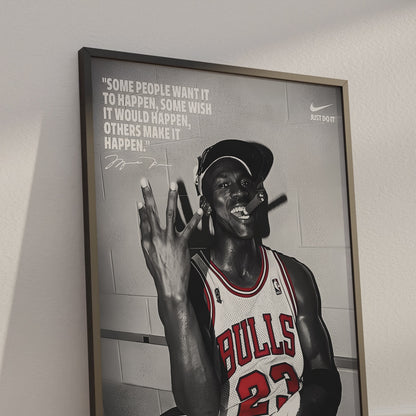 Michael Jordan Vintage Trophy Poster