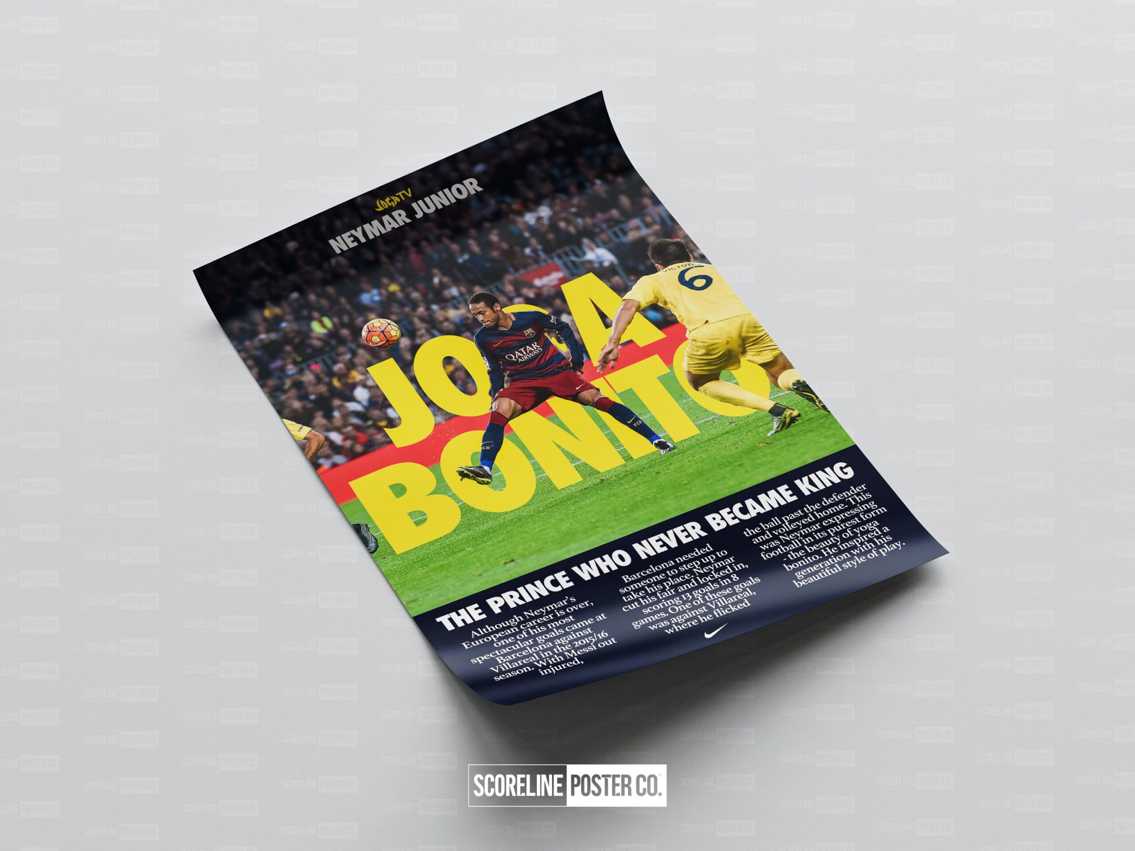 Neymar Jr. 'Joga Bonito' Poster - Image 4