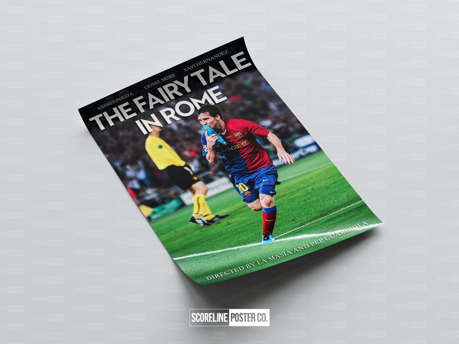 Lionel Messi 'Fairy Tale In Rome' Poster - Image 4