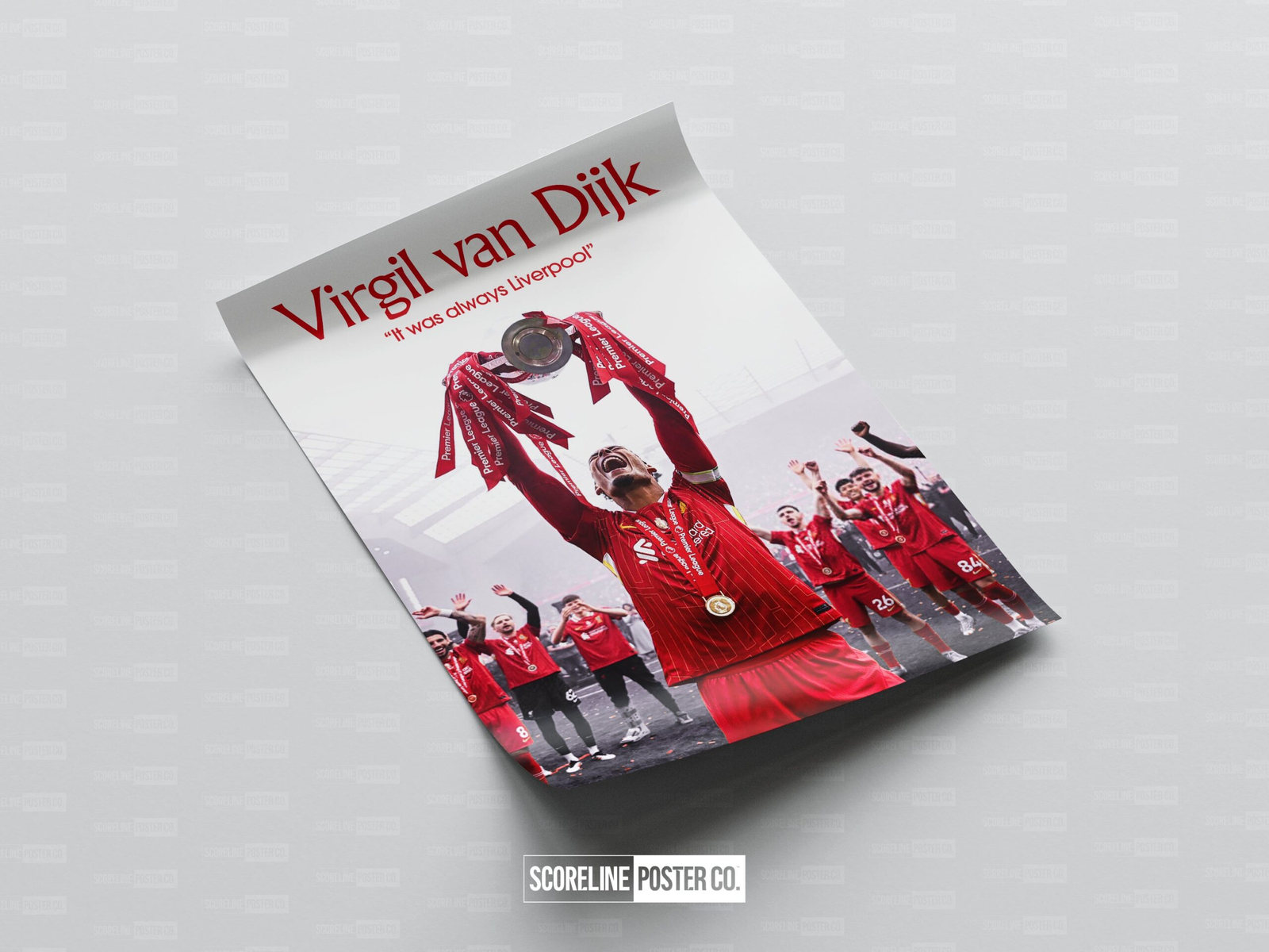 Virgil van Dijk 'Always Liverpool' Poster - Image 4
