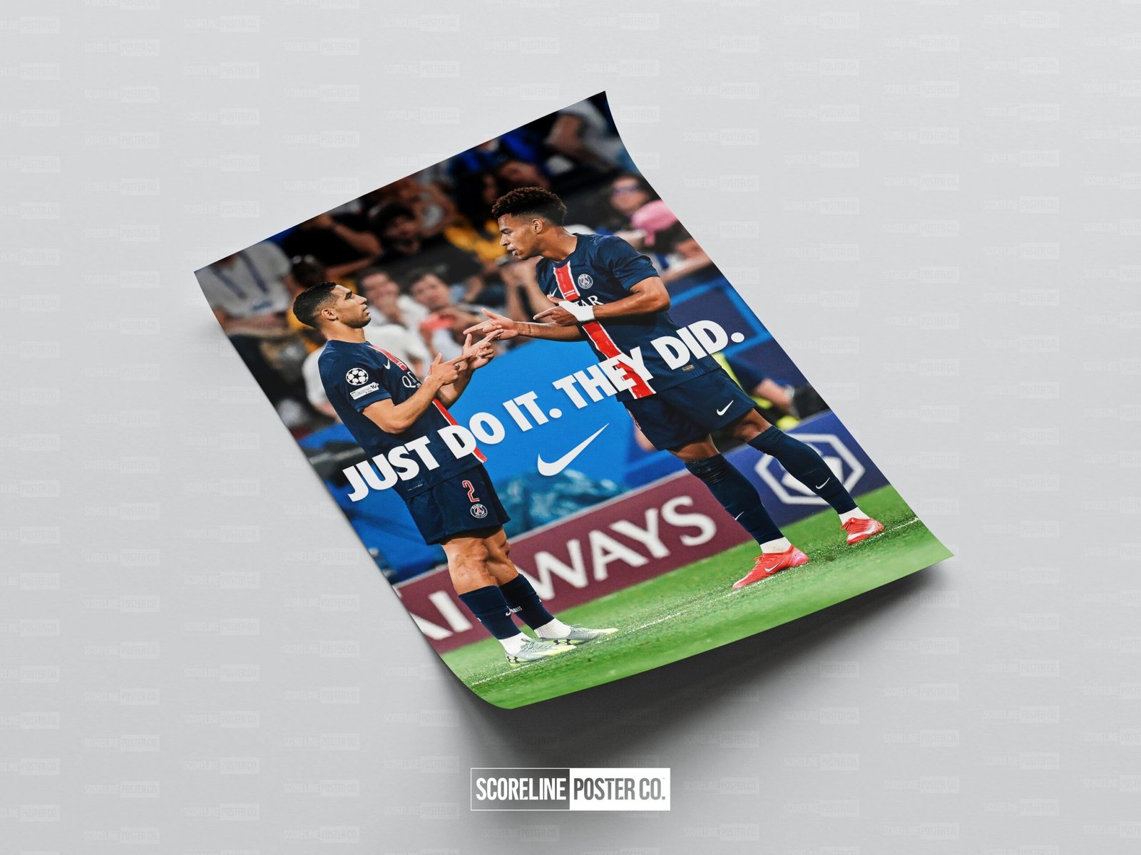 Desire Doue & Achraf Hakimi Poster - Image 4