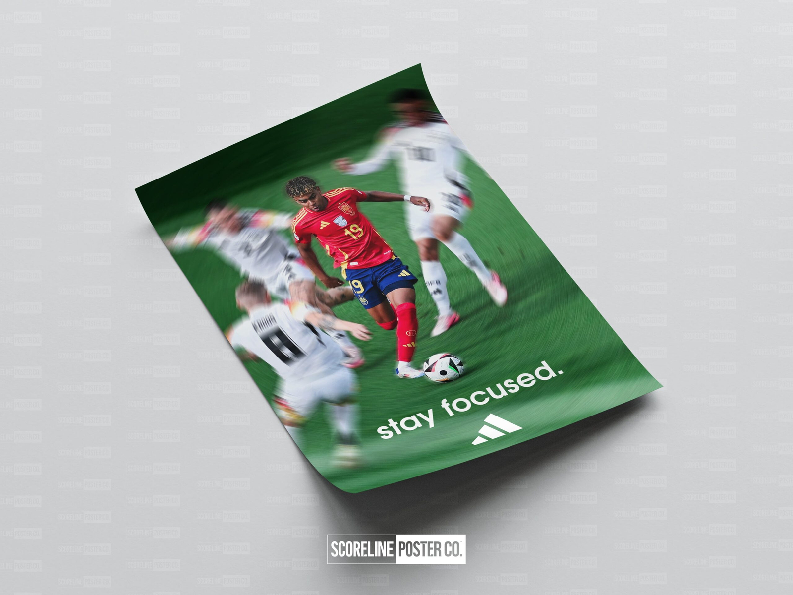 Lamine Yamal 'Stay Focused' Poster - Image 4