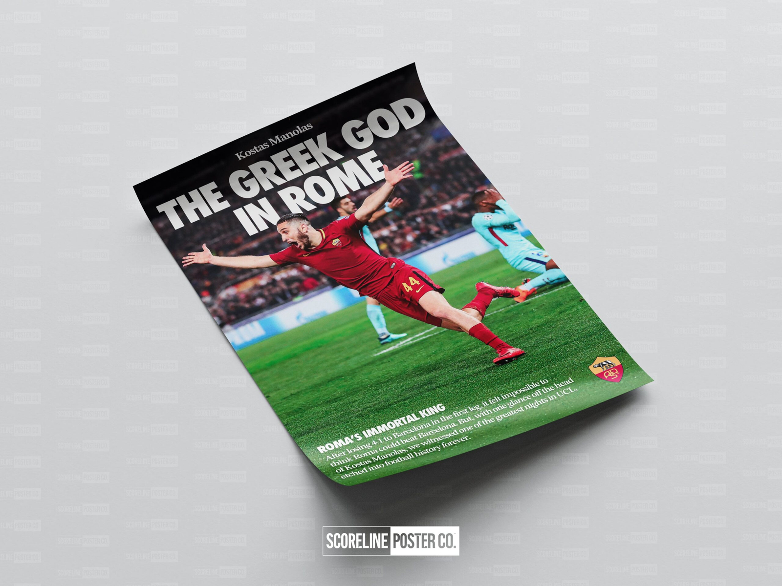 Kostas Manolas 'Greek God' Poster - Image 4