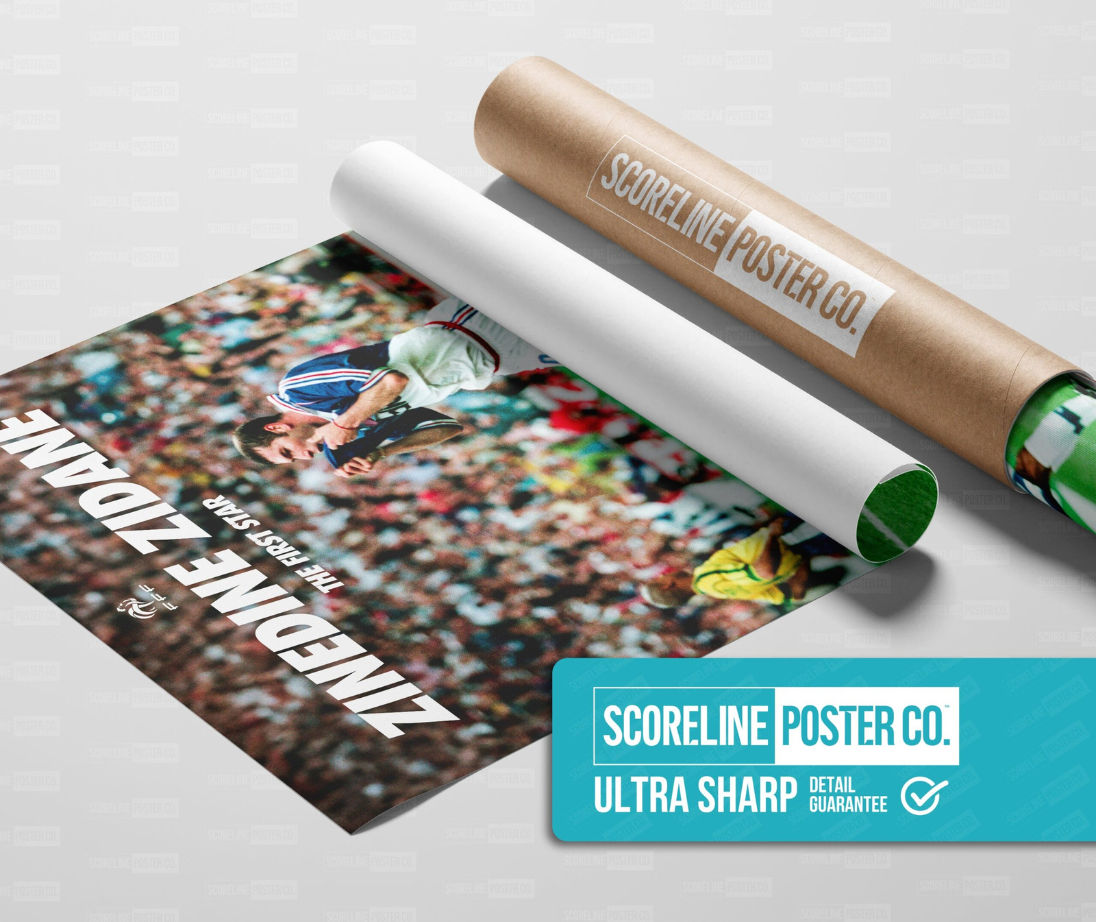 Zinedine Zidane 'First Star' Poster - Image 3