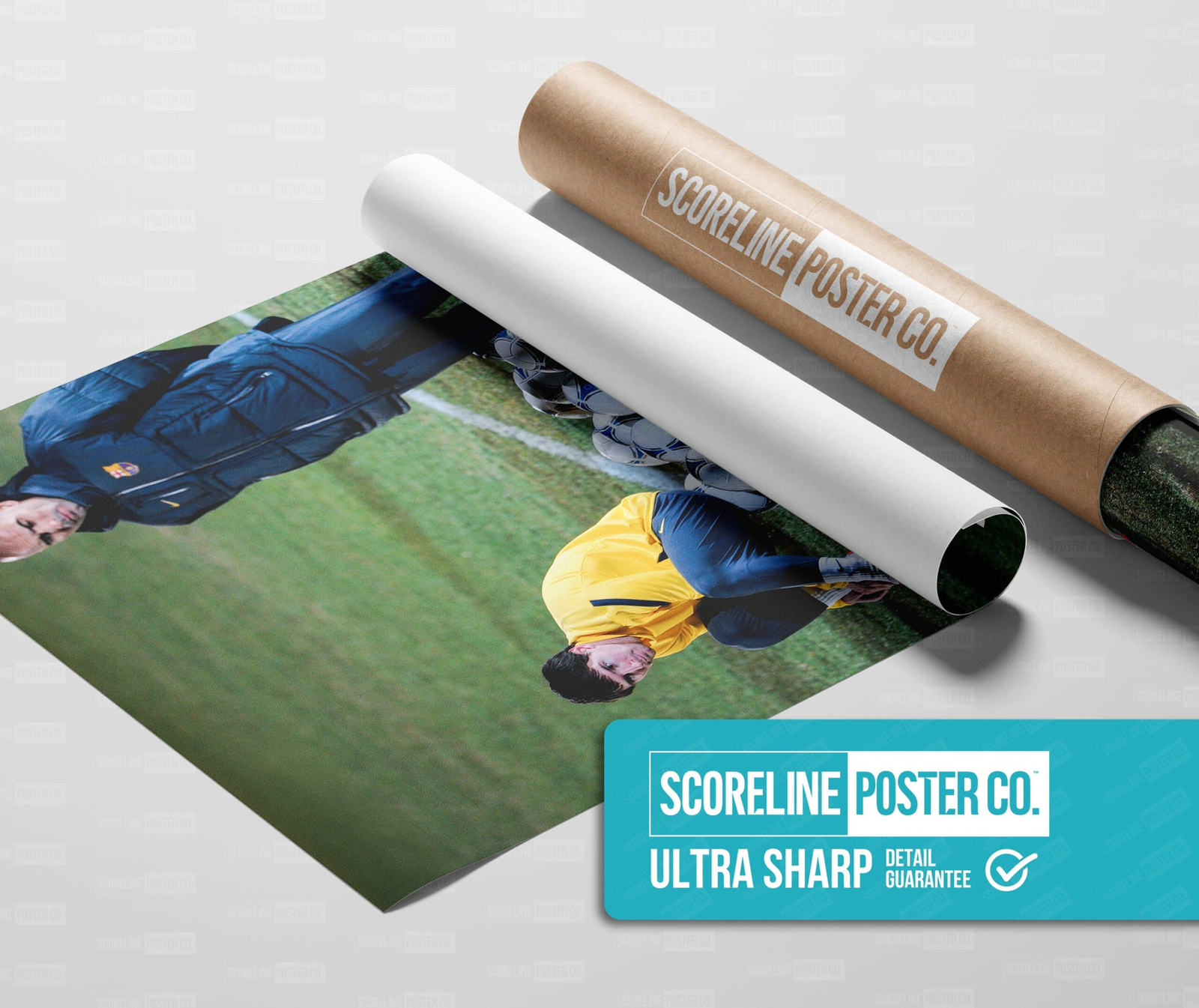 Messi & Guardiola 'Practice Makes Perfect' Poster - Image 3