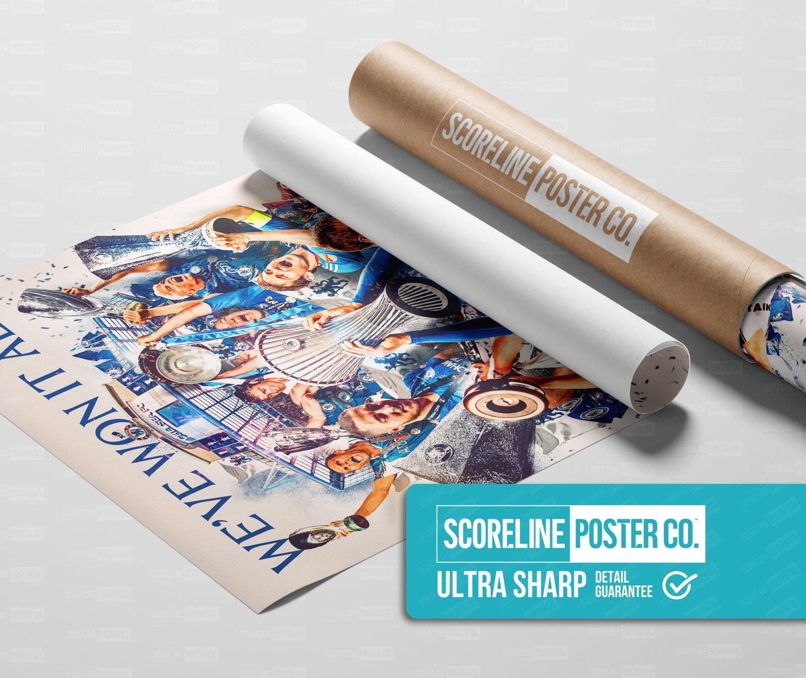 Chelsea 'We've Won It All' European Poster - Image 3
