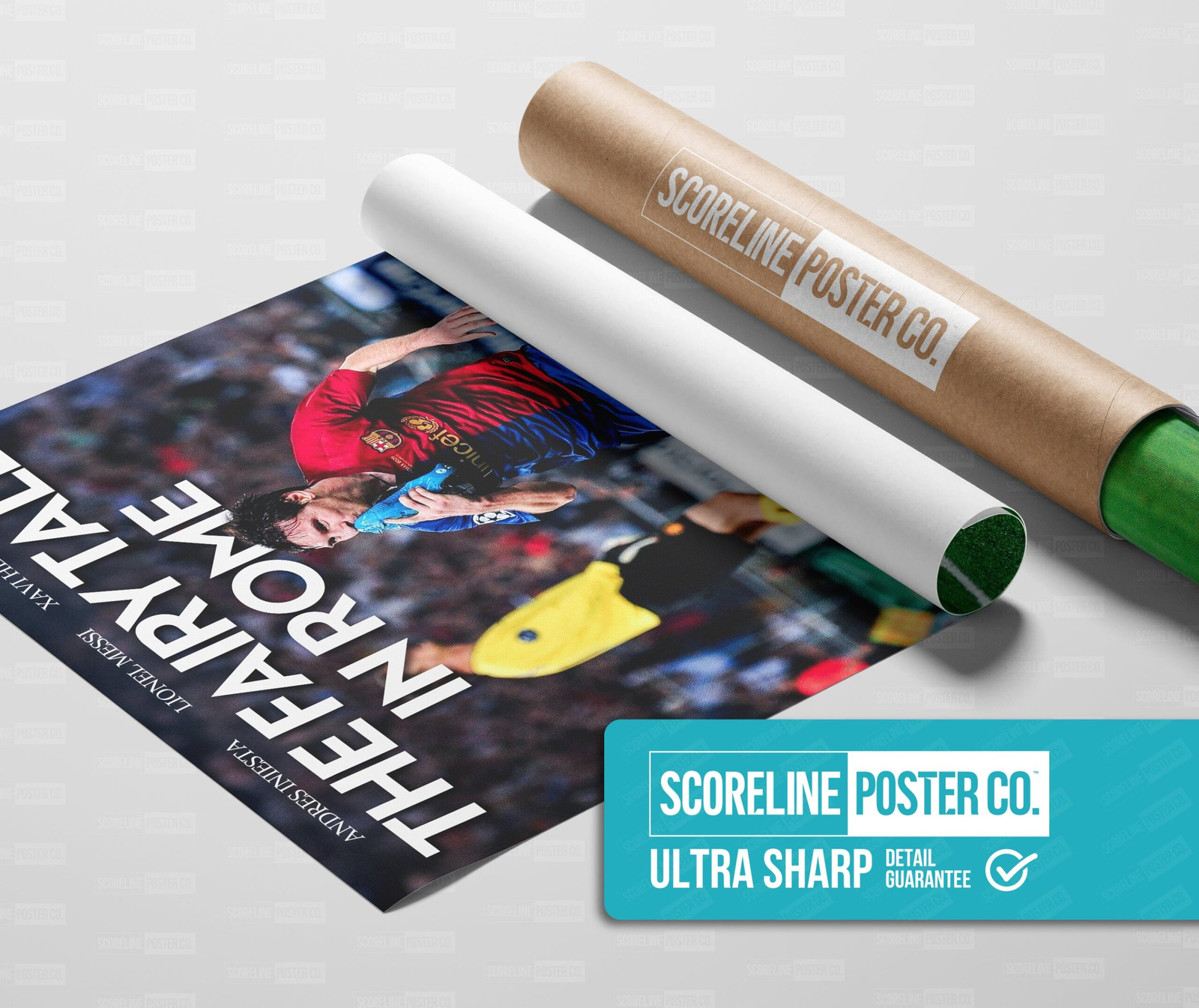Lionel Messi 'Fairy Tale In Rome' Poster - Image 3
