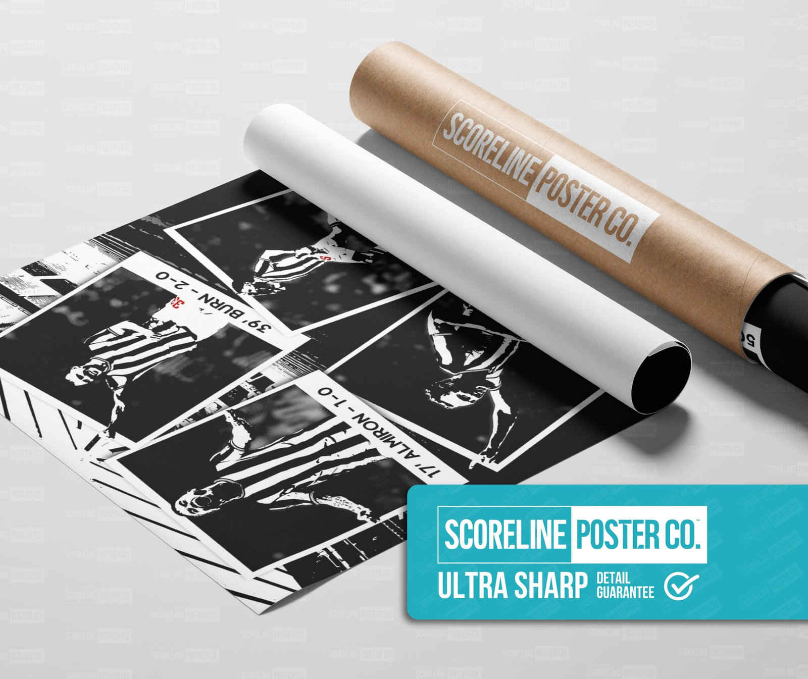 Newcastle United 'vs PSG' Poster - Image 3