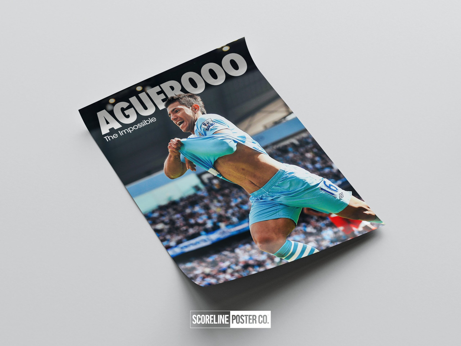 Sergio Aguero 'The Impossible' Poster - Image 4