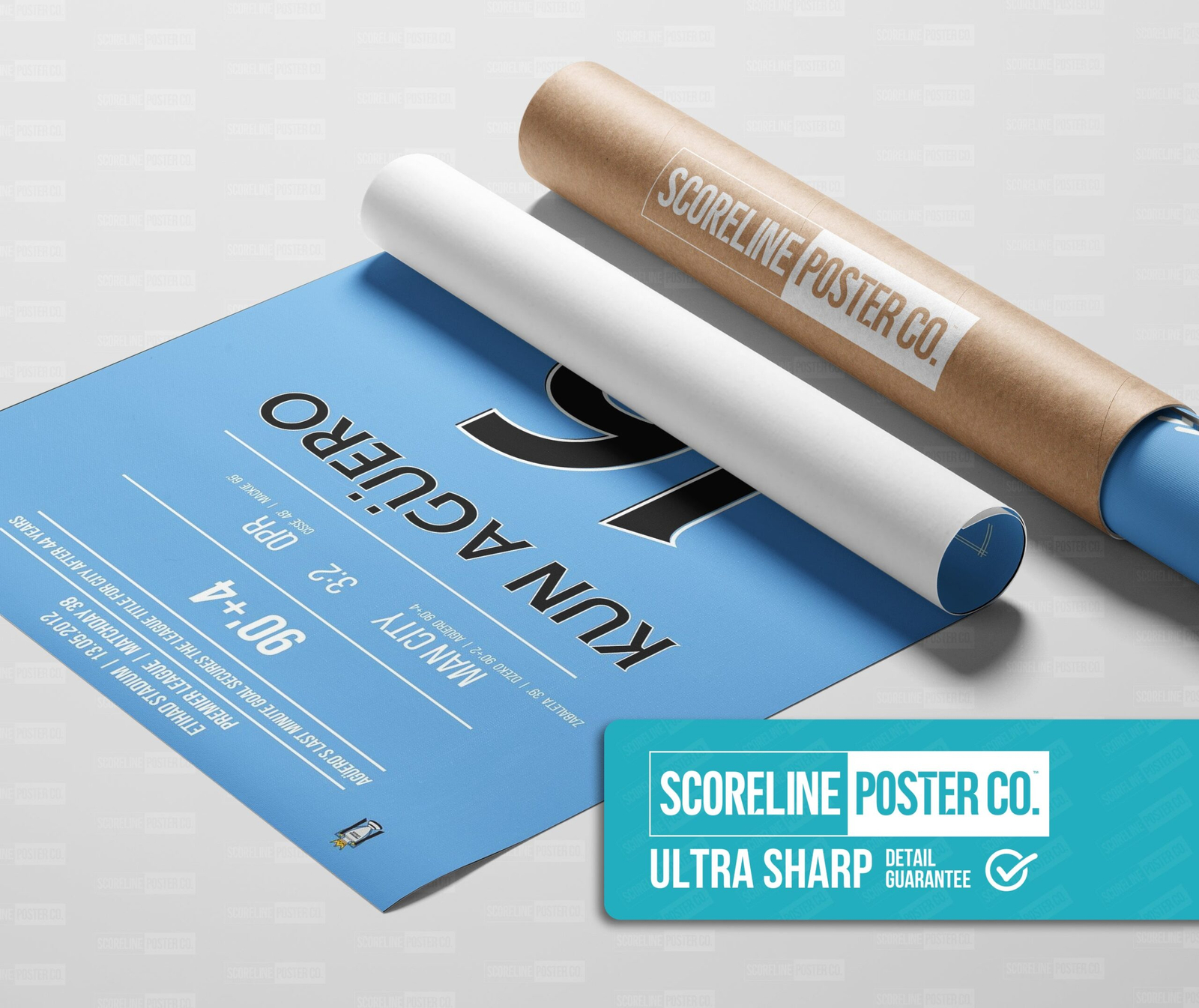 Sergio Aguero Shirt Poster - Image 3