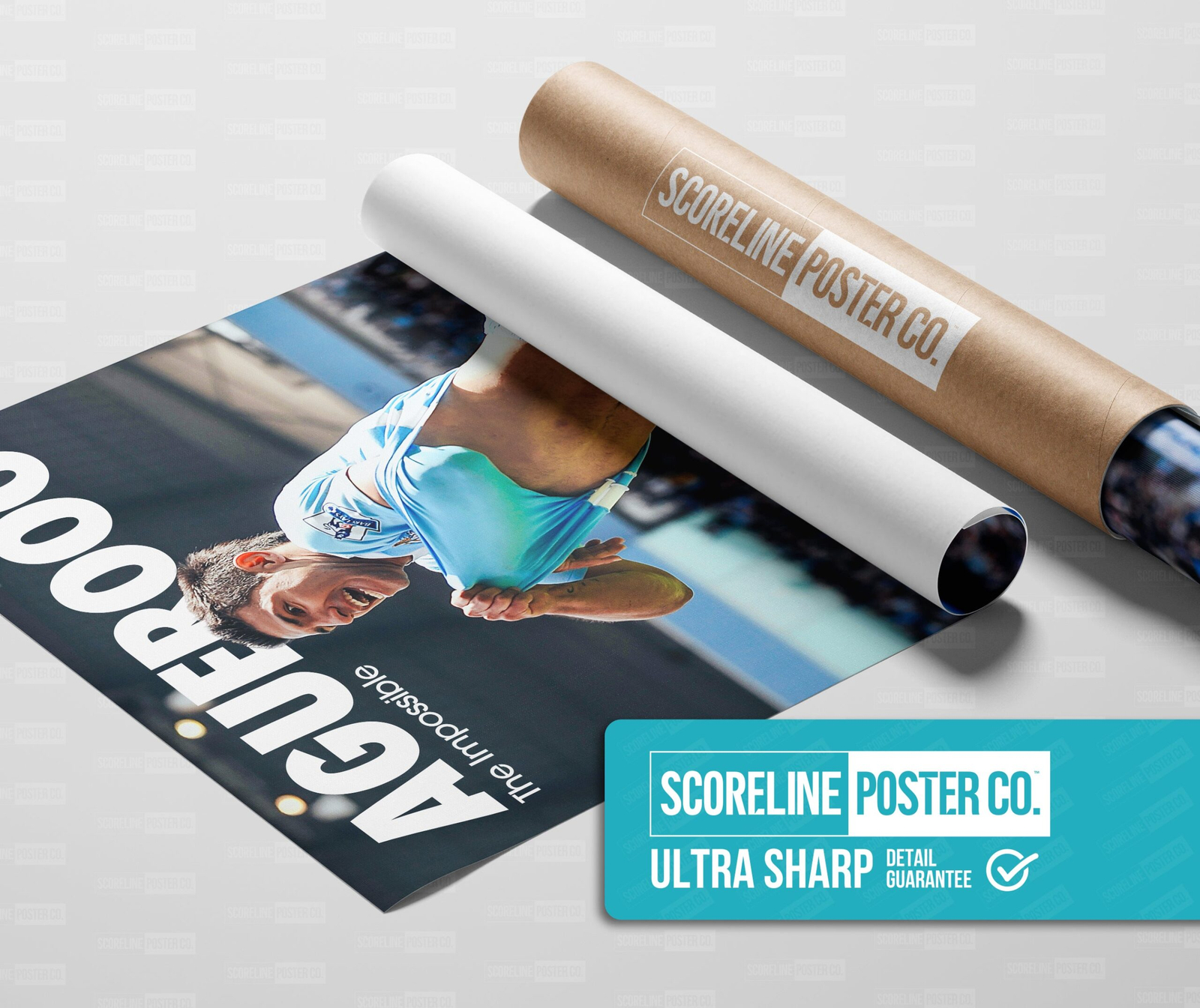 Sergio Aguero 'The Impossible' Poster - Image 3