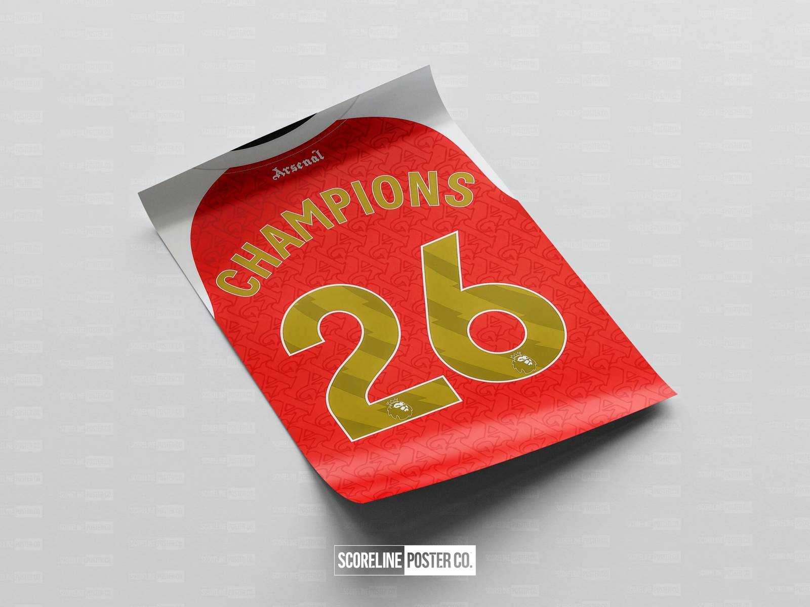 Arsenal Champions Shirt Poster - Image 4