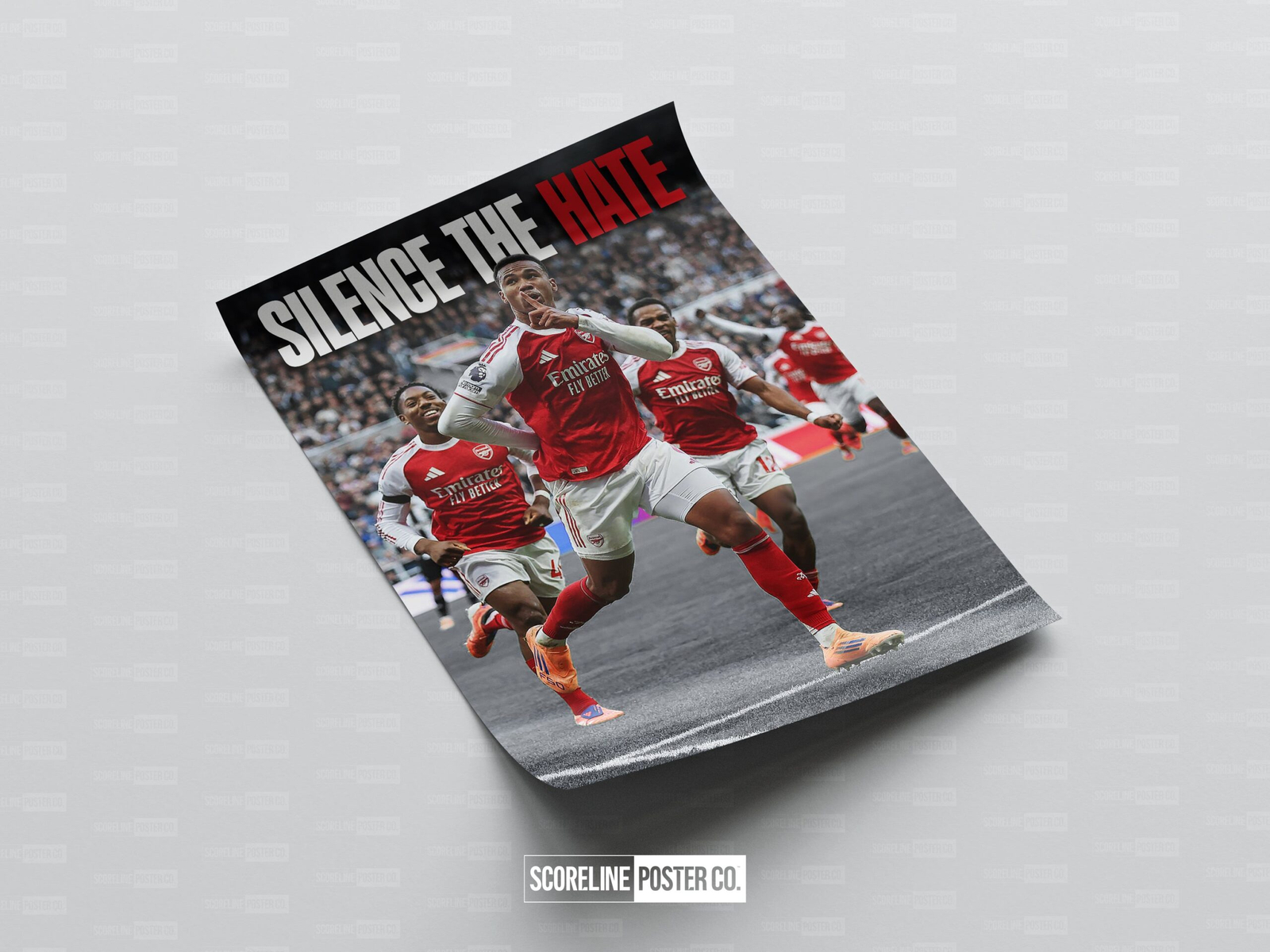 Gabriel Magalhaes 'Silence The Hate' Poster - Image 4