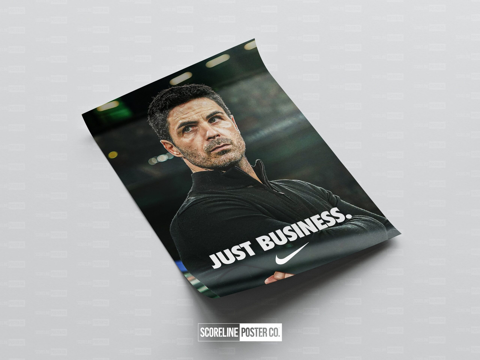 Mikel Arteta 'Just Business' Poster - Image 4
