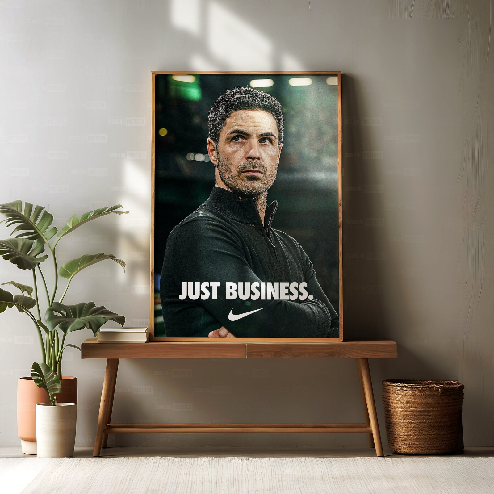 Mikel Arteta 'Just Business' Poster - Image 2