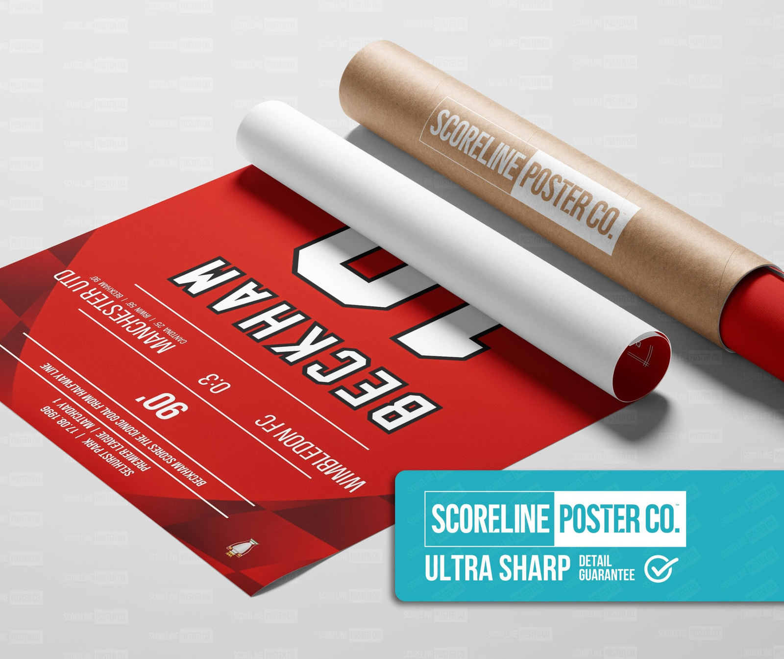 David Beckham Shirt Poster - Image 3