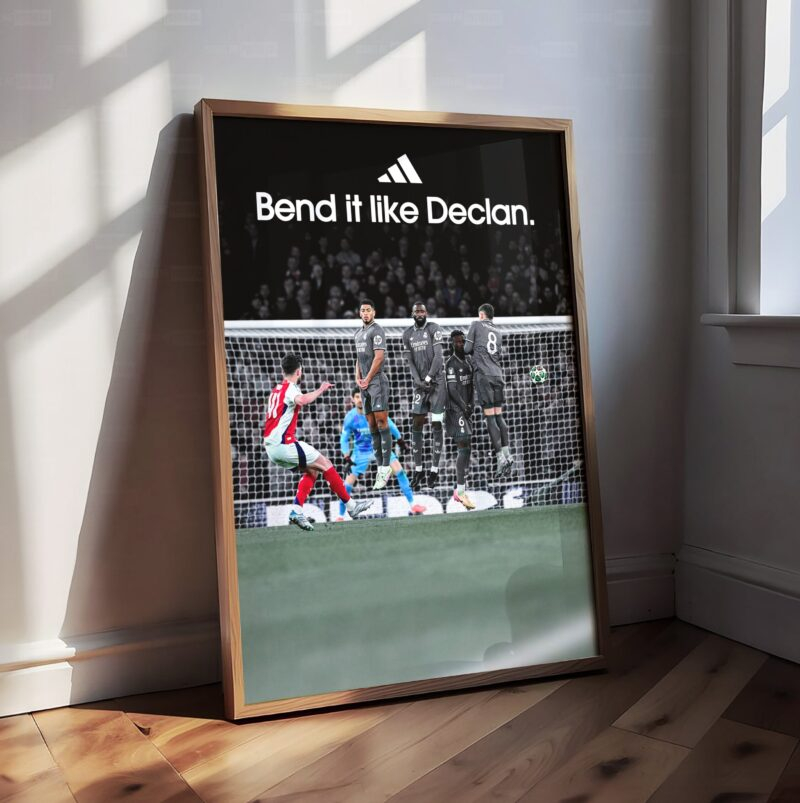 Declan Rice 'Bend It Like Declan' Poster
