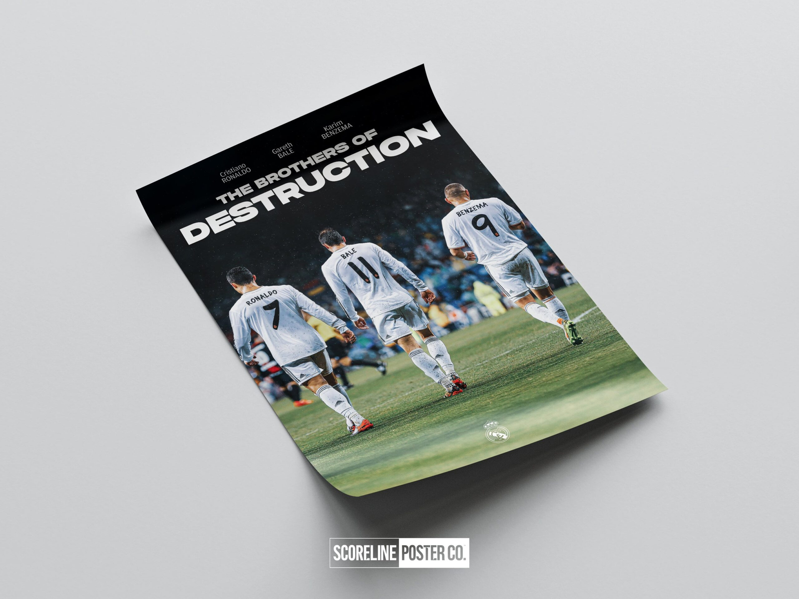 Ronaldo, Bale & Benzema 'Brothers Of Destruction' Poster - Image 4