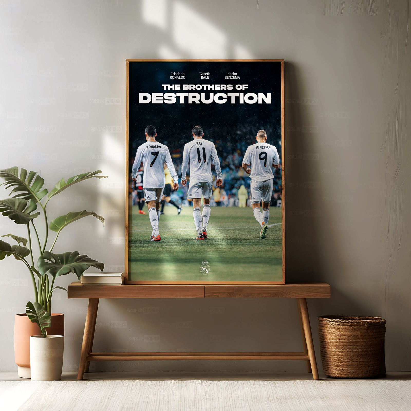 Ronaldo, Bale & Benzema 'Brothers Of Destruction' Poster - Image 2